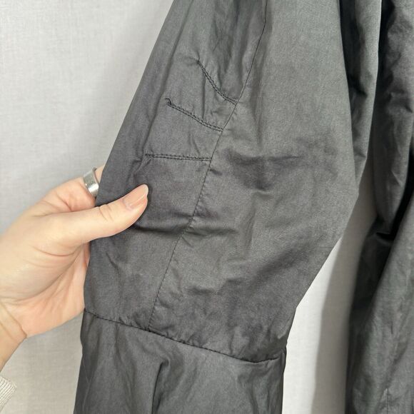 Creenstone Womens Jacket 40 Black Dramatic Ruffle Pillow Collar Witchy Gothic - Picture 10 of 16